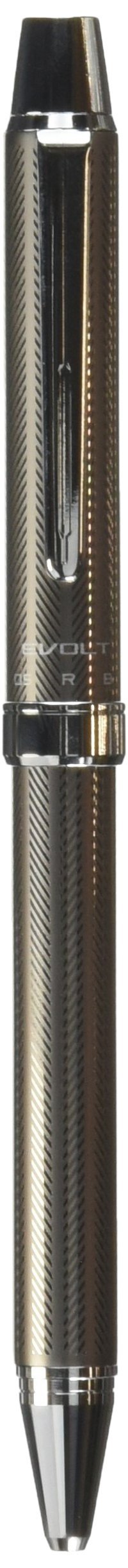 Pilot Evolt 2+1 0.7mm Ballpoint & 0.5mm Mechanical Pencil Herringbone Gray Body-Kiichin - The #1 Place for Japanese Goods in Your Hand!