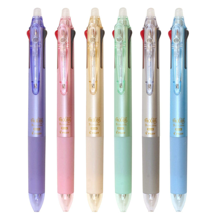 Pilot Frixion Ball 3 Slim 0.38 Pearl Pink 3-Color Disappearing Ink Ballpoint Pen-Kiichin - The #1 Place for Japanese Goods in Your Hand!