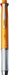 Pilot Doctor Grip 4+1 Fine Point 0.7mm Orange Oil-Based Ballpoint Pen-Kiichin - The #1 Place for Japanese Goods in Your Hand!