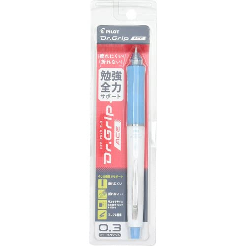 Pilot Doctor Grip Ace 0.3Mm Soft Blue Ballpoint Pen for Smooth Writing-Kiichin - The #1 Place for Japanese Goods in Your Hand!
