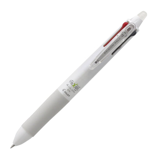 Pilot Frixion Ball 4 0.5 4-Color Erasable Ballpoint Pen White Model P-Lkfb-80Ef-W-Kiichin - The #1 Place for Japanese Goods in Your Hand!
