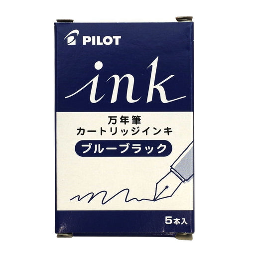 Pilot Blue-Black Fountain Pen Ink Cartridges 5-Piece Pack IRF-5S-BB-Kiichin - The #1 Place for Japanese Goods in Your Hand!