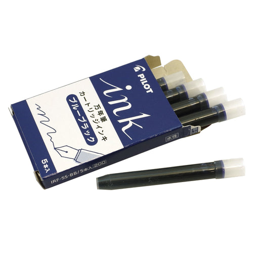 Pilot Blue-Black Fountain Pen Ink Cartridges 5-Piece Pack IRF-5S-BB-Kiichin - The #1 Place for Japanese Goods in Your Hand!