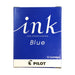 Pilot 12-Pack Blue Fountain Pen Cartridge Ink IRF12SL - Authentic Pilot Refills-Kiichin - The #1 Place for Japanese Goods in Your Hand!