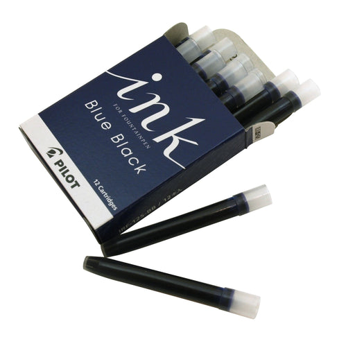 Pilot Fountain Pen Blue Black Ink Cartridge - 12 Pieces Pack (IRF12SBB)-Kiichin - The #1 Place for Japanese Goods in Your Hand!