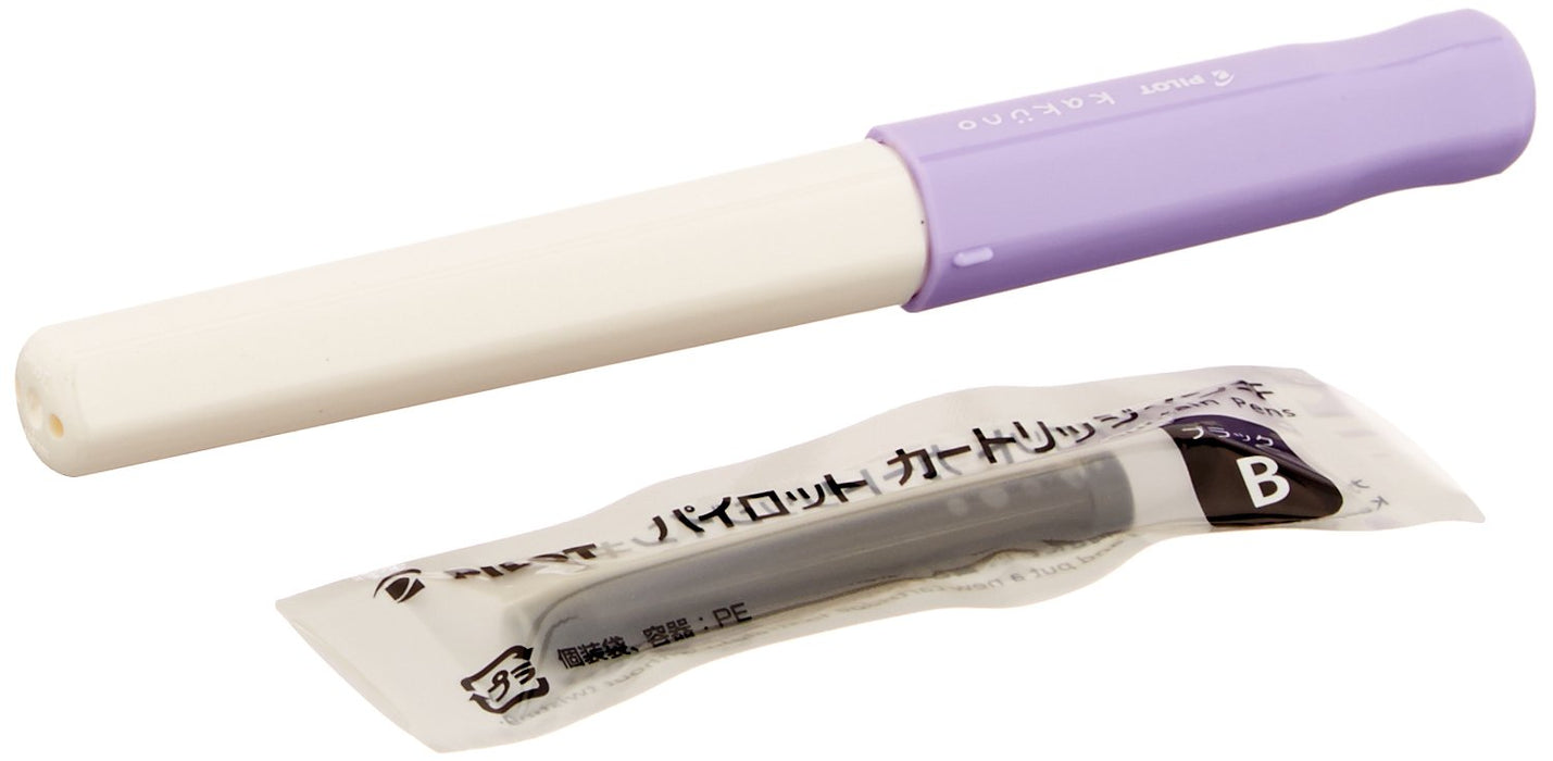 Pilot F Soft Violet Kakuno Fountain Pen for Smooth Writing Experience-Kiichin - The #1 Place for Japanese Goods in Your Hand!