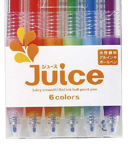 Pilot Juice 0.38 Gel Ballpoint Pen - 6 Vibrant Colors Set Lju60Uf6C Model-Kiichin - The #1 Place for Japanese Goods in Your Hand!