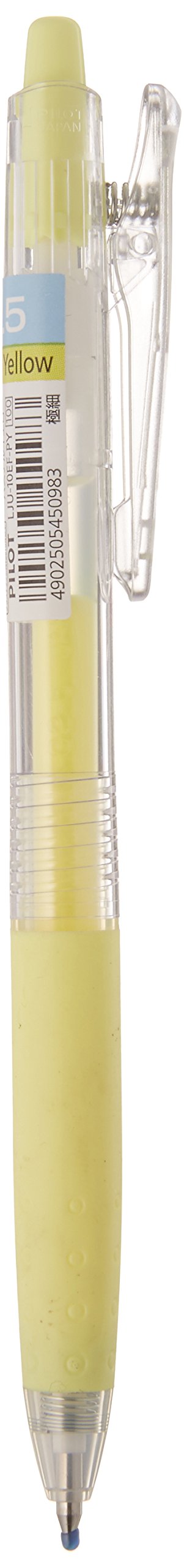Pilot Juice Pastel Yellow 0.5mm Gel Ink Ballpoint Pen LJU-10EF-PY-Kiichin - The #1 Place for Japanese Goods in Your Hand!