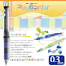 Pilot Doctor Grip Play Border 0.3 Mechanical Pencil in Black X Blue (HDGCL-50R3-PBL)-Kiichin - The #1 Place for Japanese Goods in Your Hand!