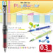 Pilot Doctor Grip Play Border Mechanical Pencil 0.3mm Black X Red Hdgcl-50R3-Pbr-Kiichin - The #1 Place for Japanese Goods in Your Hand!
