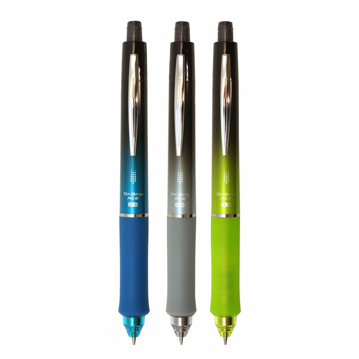 Pilot Dr Grip Ace 0.3 Gradient Silver Mechanical Pencil HDGAC-80R3-GS-Kiichin - The #1 Place for Japanese Goods in Your Hand!