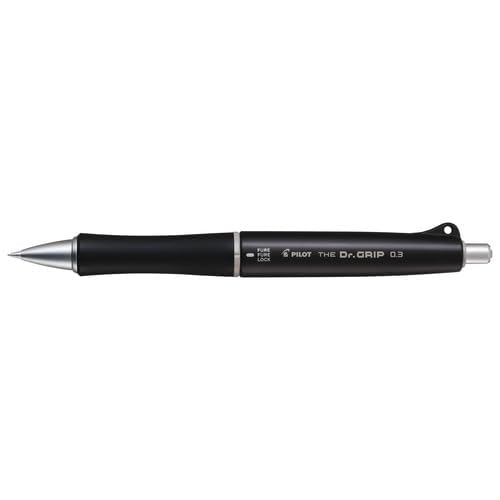 Pilot Dr. Grip Mechanical Pencil 0.3mm Black - Smooth Writing Comfort-Kiichin - The #1 Place for Japanese Goods in Your Hand!