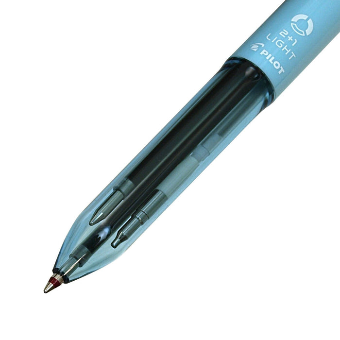 Pilot 2+1 Light Multifunctional Ballpoint Pen Soft Blue - Bkhl-30R-Sl Series-Kiichin - The #1 Place for Japanese Goods in Your Hand!