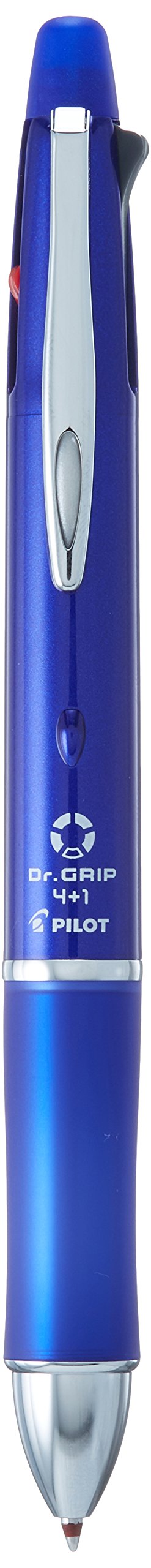 Pilot Doctor Grip 4+1 Blue Multifunctional Pen - 4 Color 0.7mm Ballpoint & 0.5mm Sharp-Kiichin - The #1 Place for Japanese Goods in Your Hand!