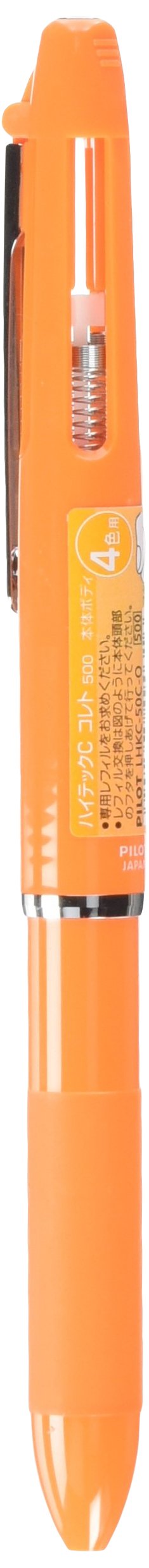 Pilot 4-Color Orange Multifunctional Writing Instrument Hitech C-Colleto 500 Body-Kiichin - The #1 Place for Japanese Goods in Your Hand!