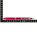 Pilot Acro 1000 Metallic Red Oil-Based Ballpoint Pen 0.5mm Bac-1Sef-Mr-Kiichin - The #1 Place for Japanese Goods in Your Hand!