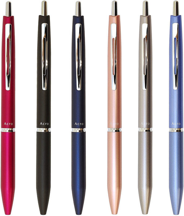 Pilot Acro 1000 Oil-Based 0.5mm Ballpoint Pen Pack Metallic Red Bac-1Sef-Mr-Kiichin - The #1 Place for Japanese Goods in Your Hand!