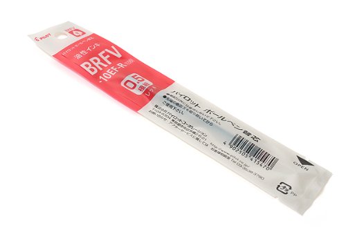 Pilot Extra Fine 0.5mm Red Ballpoint Pen Refill Oil-Based BRFV-10EF-R-Kiichin - The #1 Place for Japanese Goods in Your Hand!