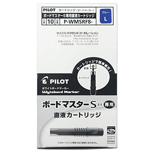 Pilot Blue Board Master S Whiteboard Marker Pack of 10 Refillable Cartridges-Kiichin - The #1 Place for Japanese Goods in Your Hand!