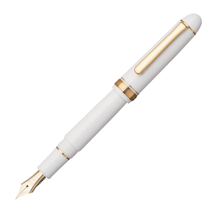 Platinum Fountain Pen #3776 Century - Extra Thick Chenonceau White Model Pnb-15000#2-5-Kiichin - The #1 Place for Japanese Goods in Your Hand!