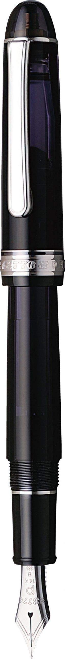 Platinum Fountain Pen Black Diamond 3776 Century Medium Point Pnb-18000Cr 20.5g-Kiichin - The #1 Place for Japanese Goods in Your Hand!
