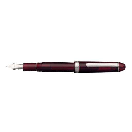 Platinum #3776 Century Burgundy Fountain Pen with Extra Thick Rhodium Pnb-18000Cr #71-5-Kiichin - The #1 Place for Japanese Goods in Your Hand!