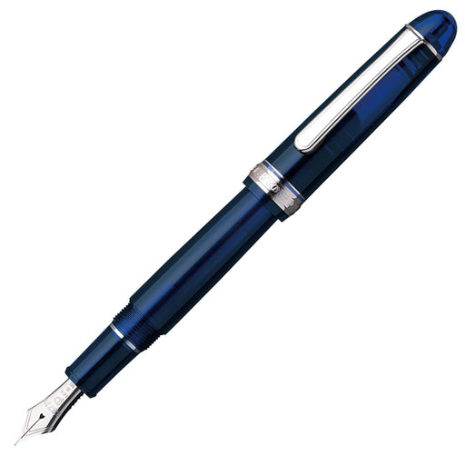 Platinum 3776 Century Chartres Blue Fountain Pen with B Bold Tip and Rhodium Finish-Kiichin - The #1 Place for Japanese Goods in Your Hand!
