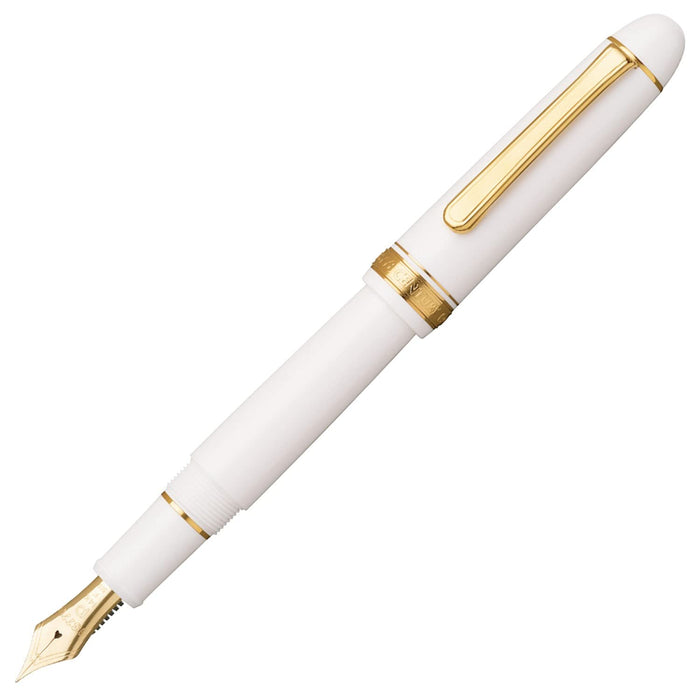 Platinum #3776 Century Fountain Pen Medium Letter Chenonceau White PNB-15000 2-3 Regular Import-Kiichin - The #1 Place for Japanese Goods in Your Hand!