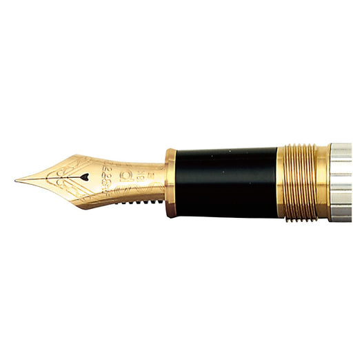Platinum Brand Medium Point Solid Silver Fountain Pen Pts-50000#9-3-Kiichin - The #1 Place for Japanese Goods in Your Hand!