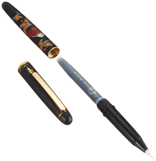 Platinum Fountain Pen Fude Style with New Soft Brush Modern Makie Features - Fuji & Cherry Blossoms CF4000M Design-Kiichin - The #1 Place for Japanese Goods in Your Hand!
