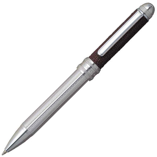Platinum Multifunctional Double Action Fountain Pen Genuine Leather Wrapped Cocoa-Kiichin - The #1 Place for Japanese Goods in Your Hand!