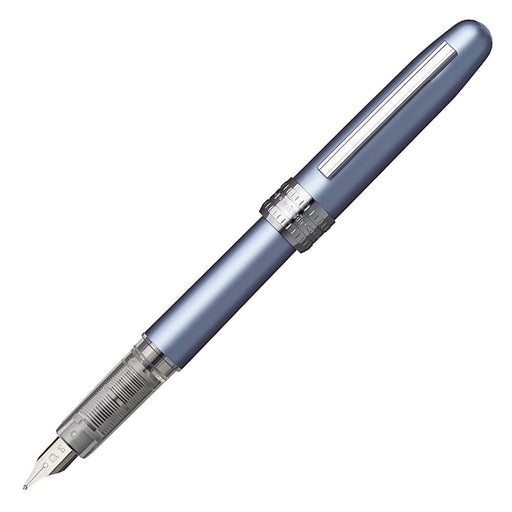 Platinum Plaisir Frosty Blue Fountain Pen - PGB-1000B G Series by Hong-Kiichin - The #1 Place for Japanese Goods in Your Hand!
