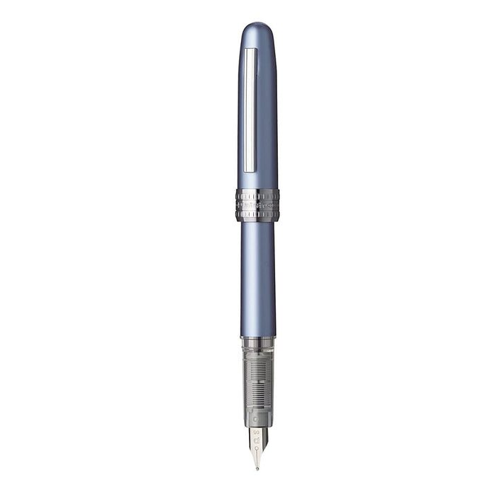 Platinum Plaisir Frosty Blue Fountain Pen - PGB-1000B G Series by Hong-Kiichin - The #1 Place for Japanese Goods in Your Hand!