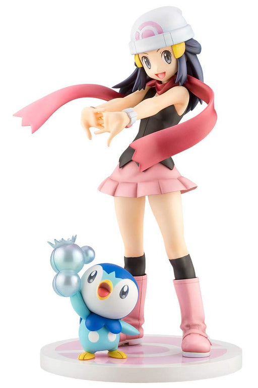 Kotobukiya Artfx J Pokemon Series Hikari with Piplup Painted Figure 1/8 Scale-Kiichin - The #1 Place for Japanese Goods in Your Hand!