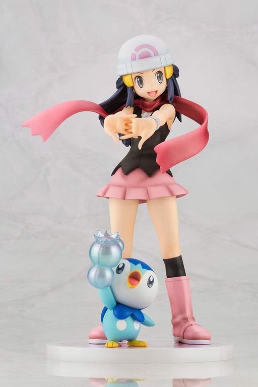 Kotobukiya Artfx J Pokemon Series Hikari with Piplup Painted Figure 1/8 Scale-Kiichin - The #1 Place for Japanese Goods in Your Hand!