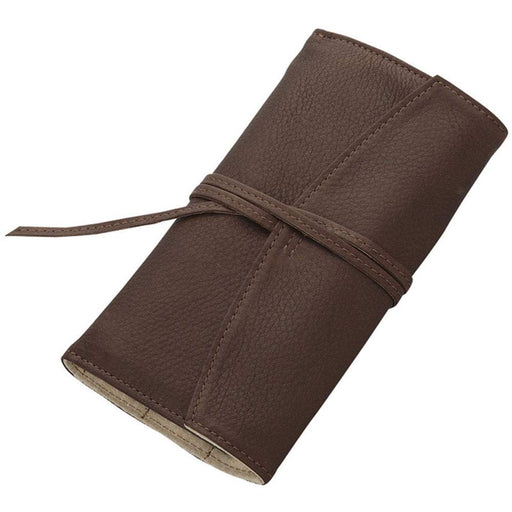 Pilot Dark Brown Roll Type Zipper Pencil Case Pensemble Psrf3-01-Dbn-Kiichin - The #1 Place for Japanese Goods in Your Hand!