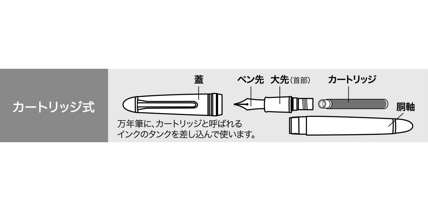 Sailor Fountain Pen Desk Pen Extra Fine in Black Model 12-0073-020-Kiichin - The #1 Place for Japanese Goods in Your Hand!