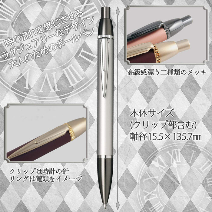 Sailor Fountain Pen Time Tide Plus Black X Silver Multifunctional Pen 17-0360-019-Kiichin - The #1 Place for Japanese Goods in Your Hand!