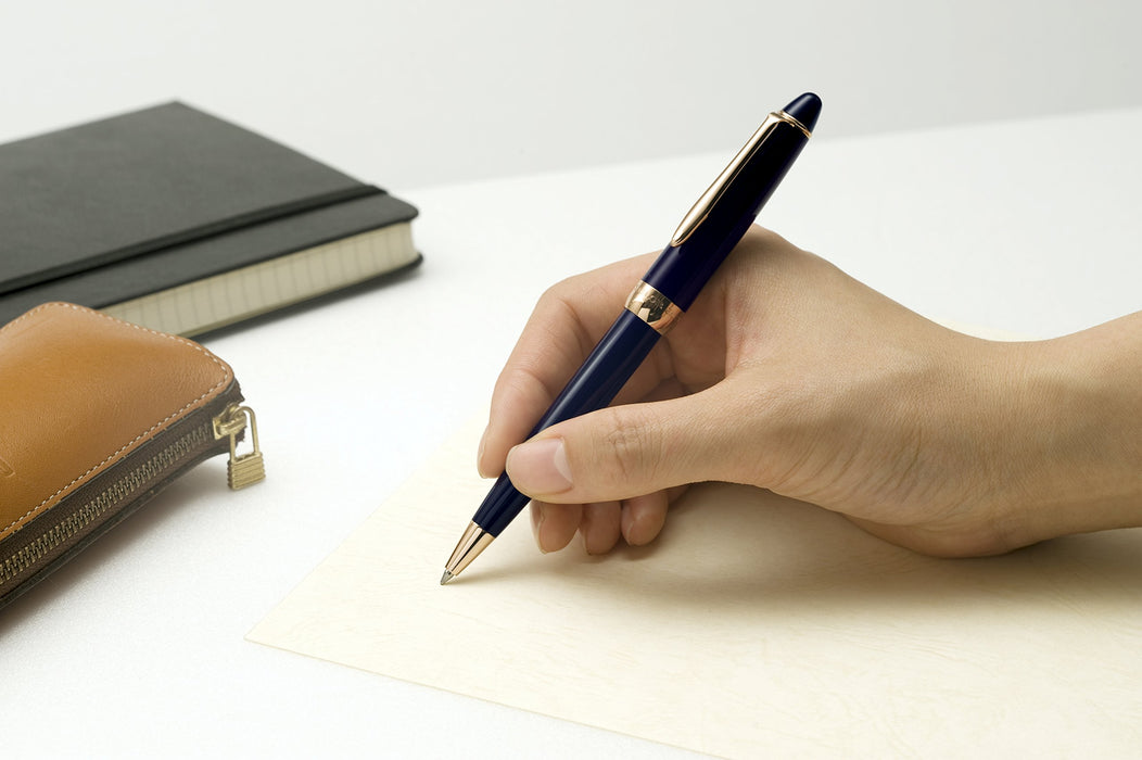 Sailor Fountain Pen Facine Oil-Based 0.7mm Ballpoint in Navy Model 16-0525-242-Kiichin - The #1 Place for Japanese Goods in Your Hand!
