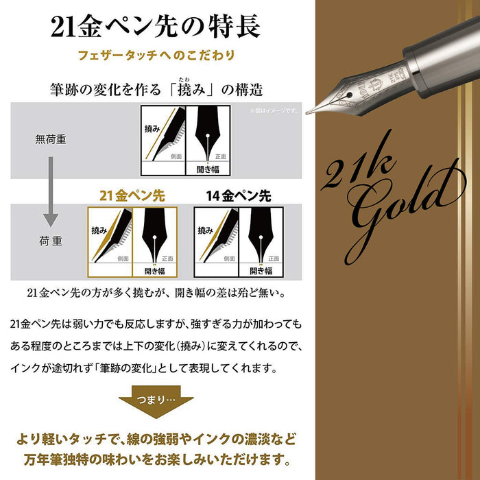 Sailor Profit Black Luster Fountain Pen Extra Fine Point – 11-3048-120 Model-Kiichin - The #1 Place for Japanese Goods in Your Hand!