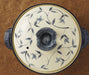 Santo Banko Deep Earthenware Pot No. 8: Cobalt Blue for 2-3 People-Kiichin - The #1 Place for Japanese Goods in Your Hand!
