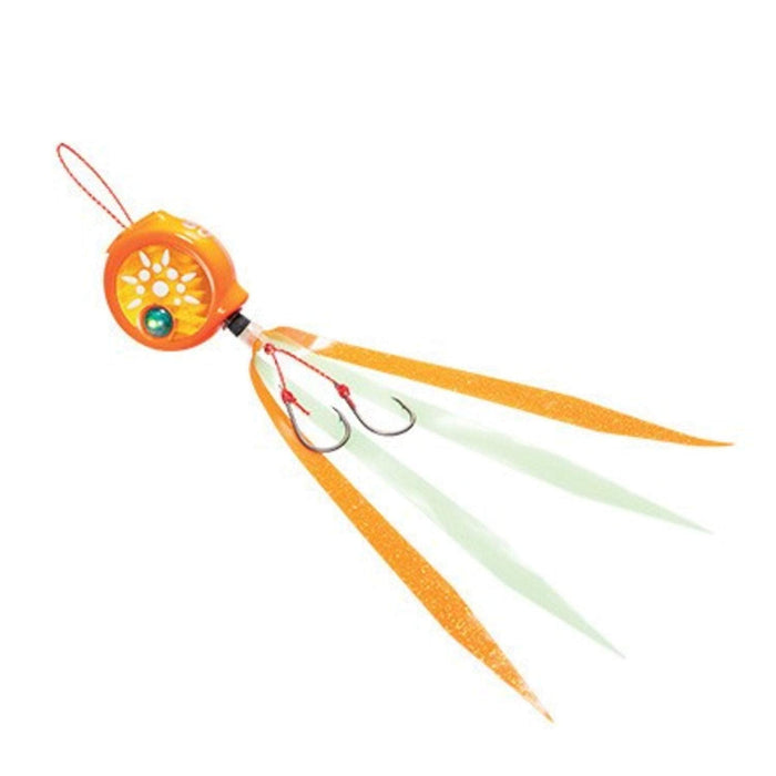 Shimano Metal Jig 120G Tairaba Engetsu Flat Bakubaku Orange Spots-Kiichin - The #1 Place for Japanese Goods in Your Hand!