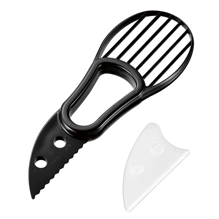 Shimomura Kogyo KIB-614 Kitchen Bar Avocado Cutter DW Safe 180x60x14mm Japan-Kiichin - The #1 Place for Japanese Goods in Your Hand!