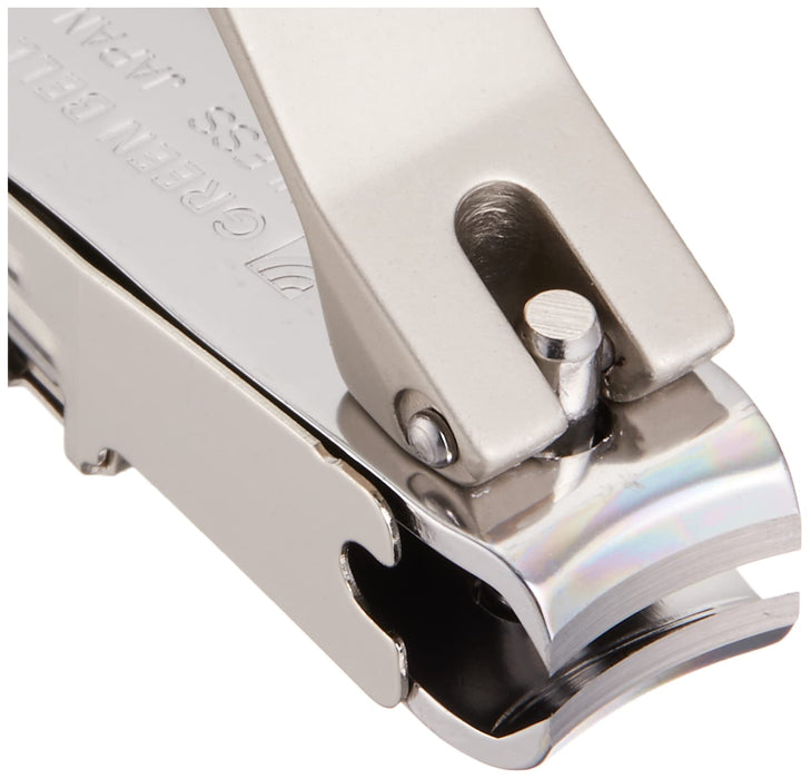 Green Bell Craftsmanship Stainless Steel Small Nail Clippers with Metal Catcher