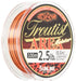 Sunline Nylon Line Troutist Area Meister 100M 0.5 2.5Lb Flash Orange-Kiichin - The #1 Place for Japanese Goods in Your Hand!