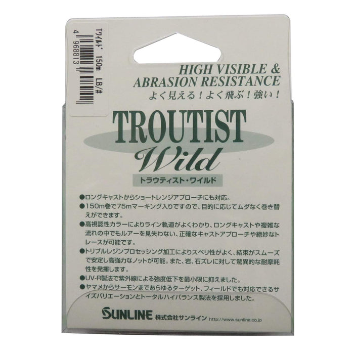 Sunline Troutist Wild Nylon Line 150M 1.25 5Lb Super Matte Green-Kiichin - The #1 Place for Japanese Goods in Your Hand!