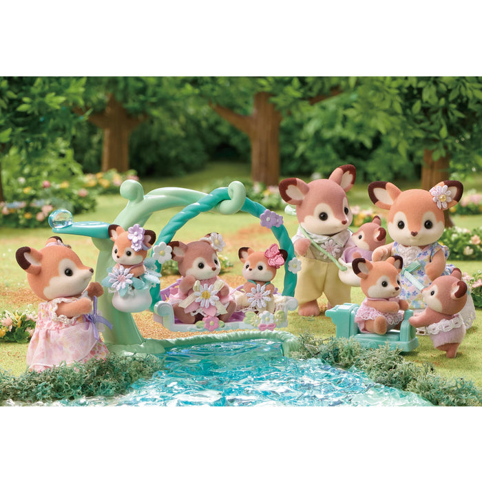 Epoch Sylvanian Families Deer Doll Family FS-53 Suitable for 3 Years and Up-Kiichin - The #1 Place for Japanese Goods in Your Hand!