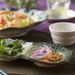 Tamaki Kanade 2-Piece Small Blue Mino Ware Plate Set Microwave Safe-Kiichin - The #1 Place for Japanese Goods in Your Hand!