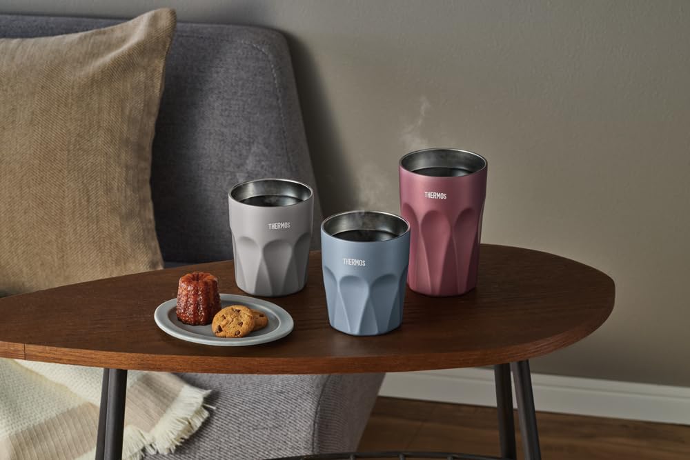 Thermos Vacuum Insulated Tumbler 300ml Champagne Gold Glass Design-Kiichin - The #1 Place for Japanese Goods in Your Hand!