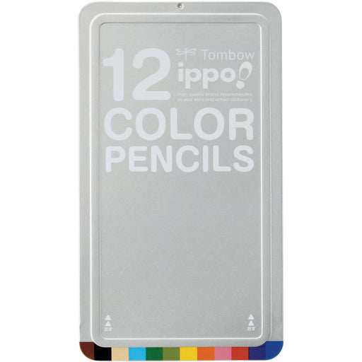 Tombow Ippo Colored Pencil Set 12 Vibrant Colors in Slide Can-Kiichin - The #1 Place for Japanese Goods in Your Hand!